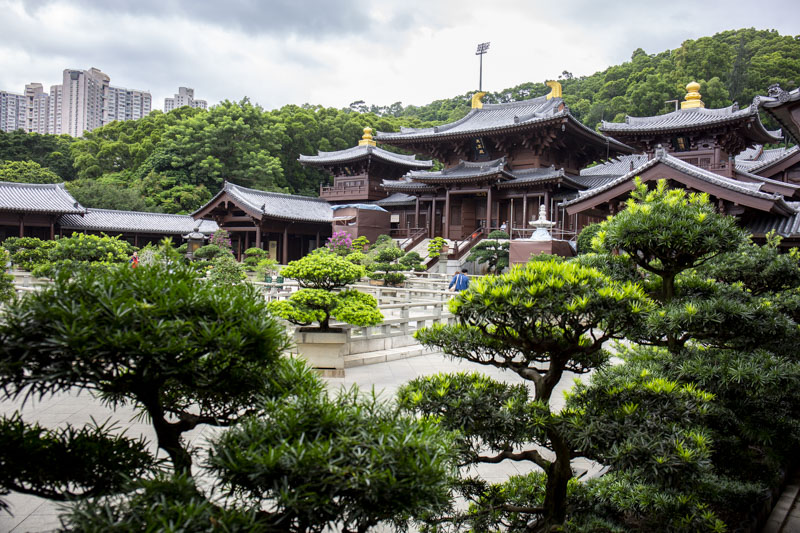 Chi Lin Monestary in Hong Kong