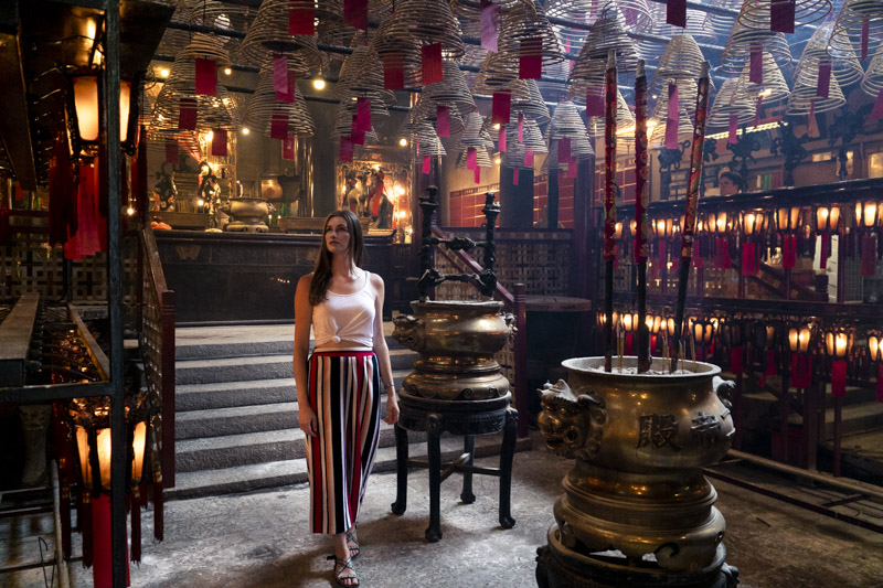 Man Mo Tempel in Hong Kong