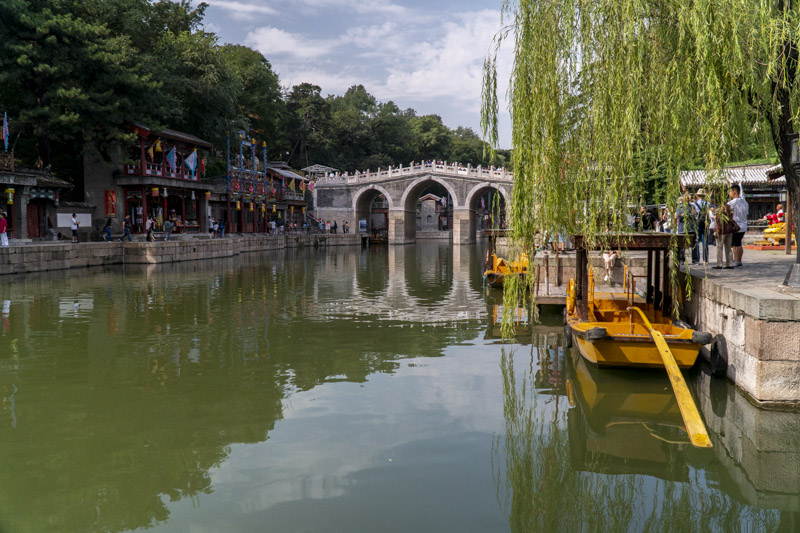 Suzhou Street im Sommerpalast in Peking