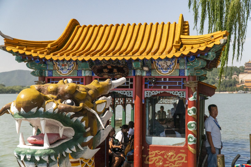 Drachenboot Sommerpalast in Peking
