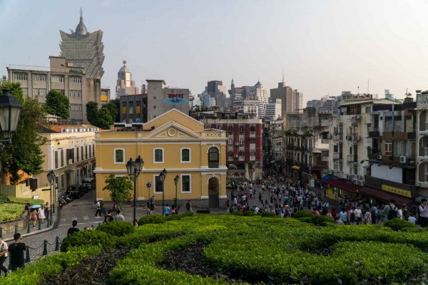 Aussicht von der St. Pauls Cathedral in Macau Aussicht von der St. Pauls Cathedral in Macau