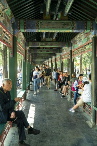 Long Corridor im Sommerpalast in Peking Long Corridor im Sommerpalast in Peking